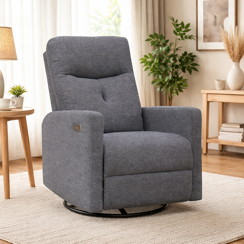 29.9'' Lata potestas VERTICULA rocker reclinis sella cum USB portubus pro seminario glider