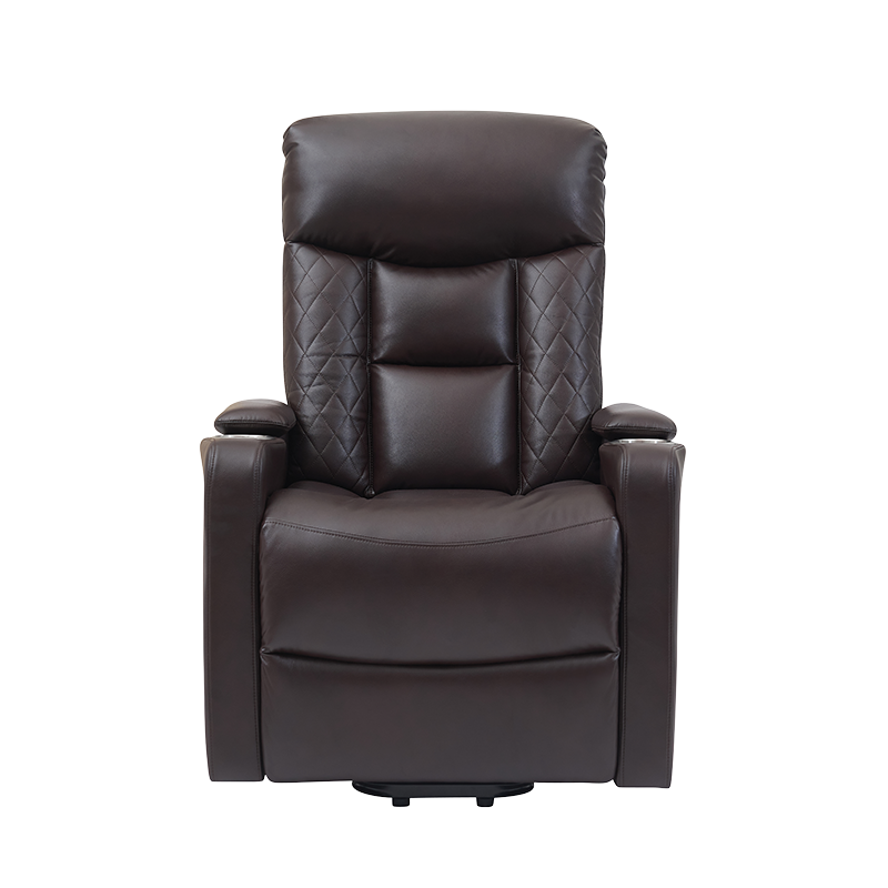 Spirabile corium in domum theatrum sessio Power levare reclinatorium sellam cum poculo mittantur pro senibus