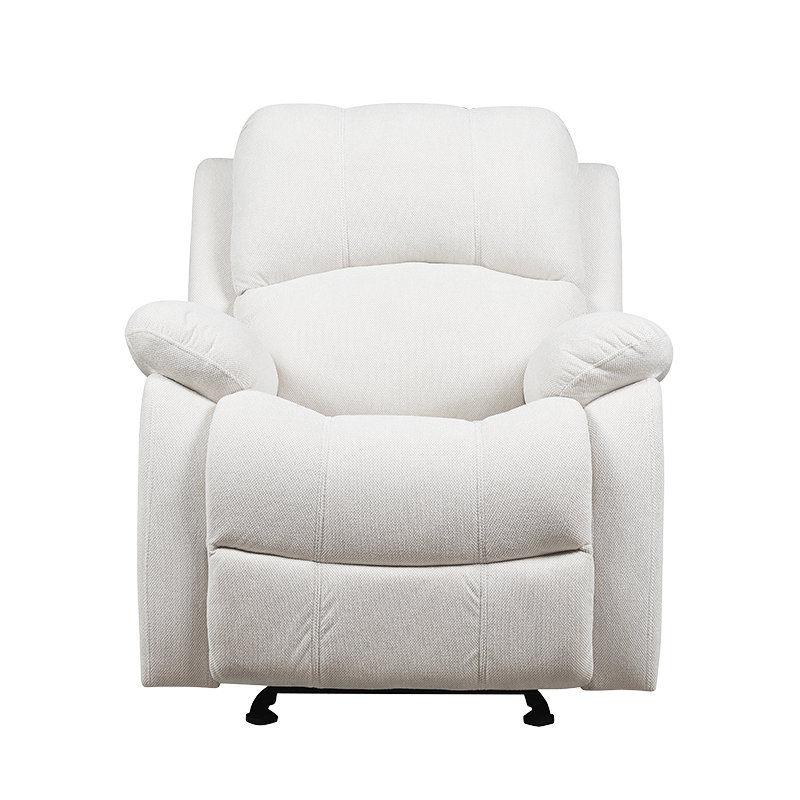 Spirabile cutis comfortable fabricae mollis padded manual recliner sellam