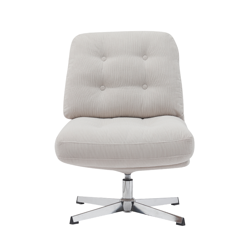Sine armis officium desk sella rotae, corduroy padded modern swivel vanitas sella officium sella