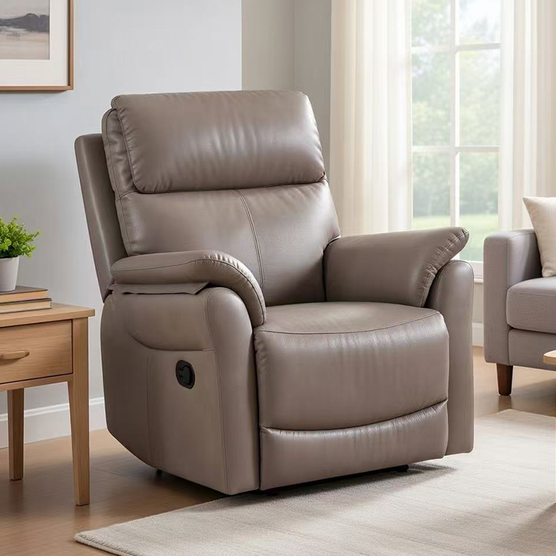 35.8''w Cathedra Manual Recliner cum Rolled Arms 