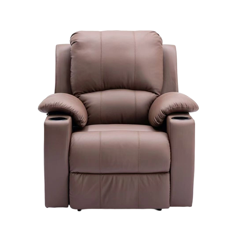 Overstuffed Reclinator Single Sofa Cathedra Manual Recliner Cathedra