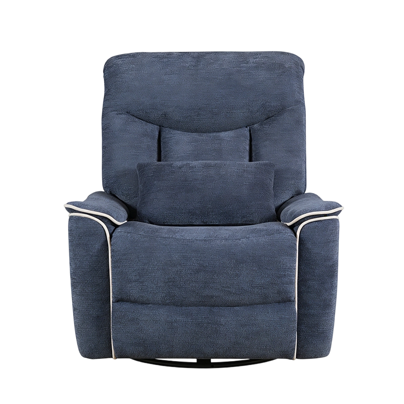 Magna Sedes Ciceronis Chenille Recliner cum Swivel et Rocker 