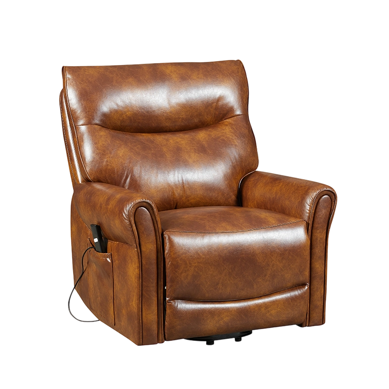 Gravis Officium Power Leva Recliner Cathedra ad Senes cum Overstuffed Design