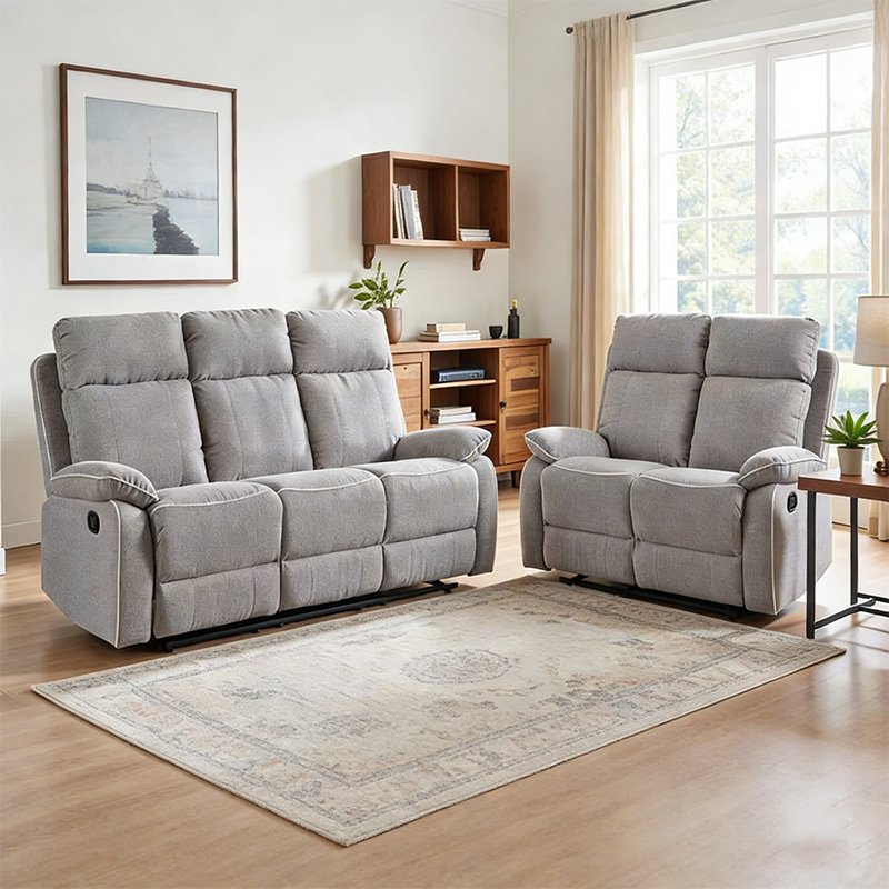 2-Piece Fabrica Compositus Manualis recubans Sofa Set