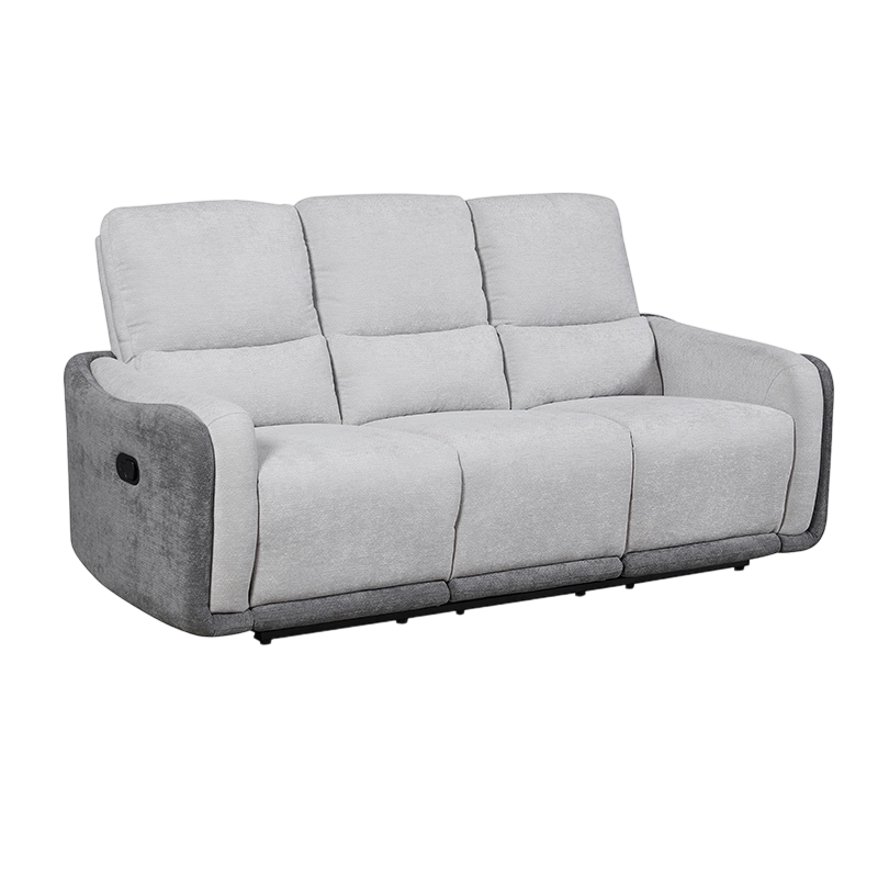 3 Piece Manual Recubans Livingroom Sofa
