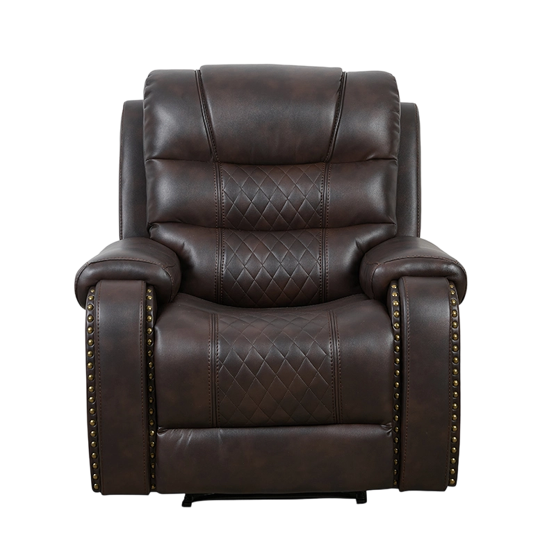 Faux Leather Power Recliner 
