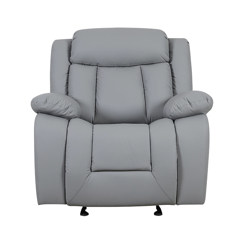 Manual faux Leather Glider Rocker Recliner