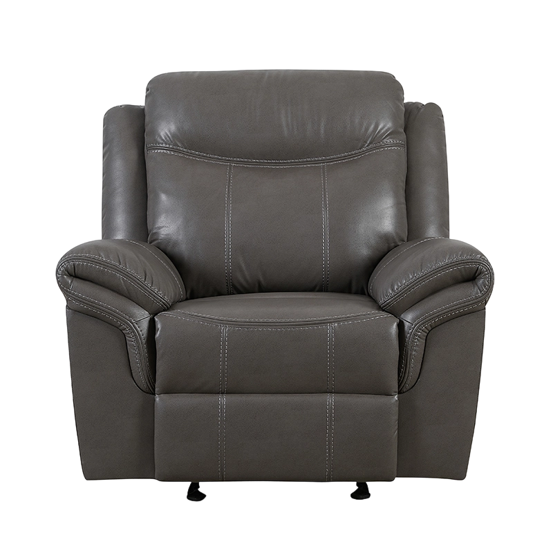 Faux Leather Manual Reliner Cathedra Cum Glider