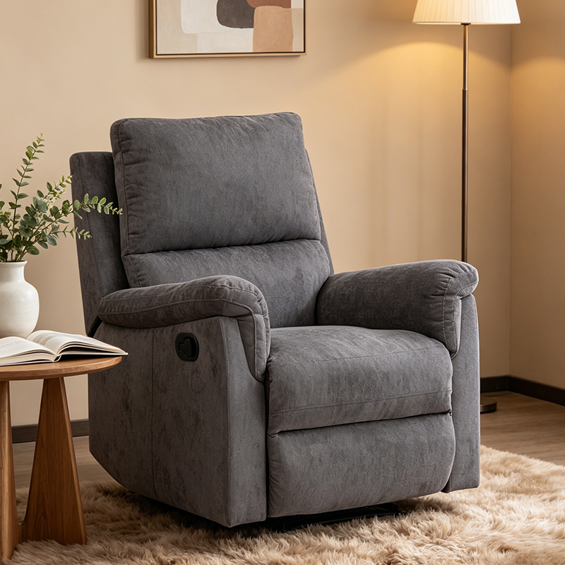 Classic and Traditional Manual Recliner Cathedra Single Sofa